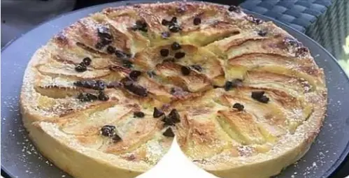 La Tarte Normande aux pépites de chocolat