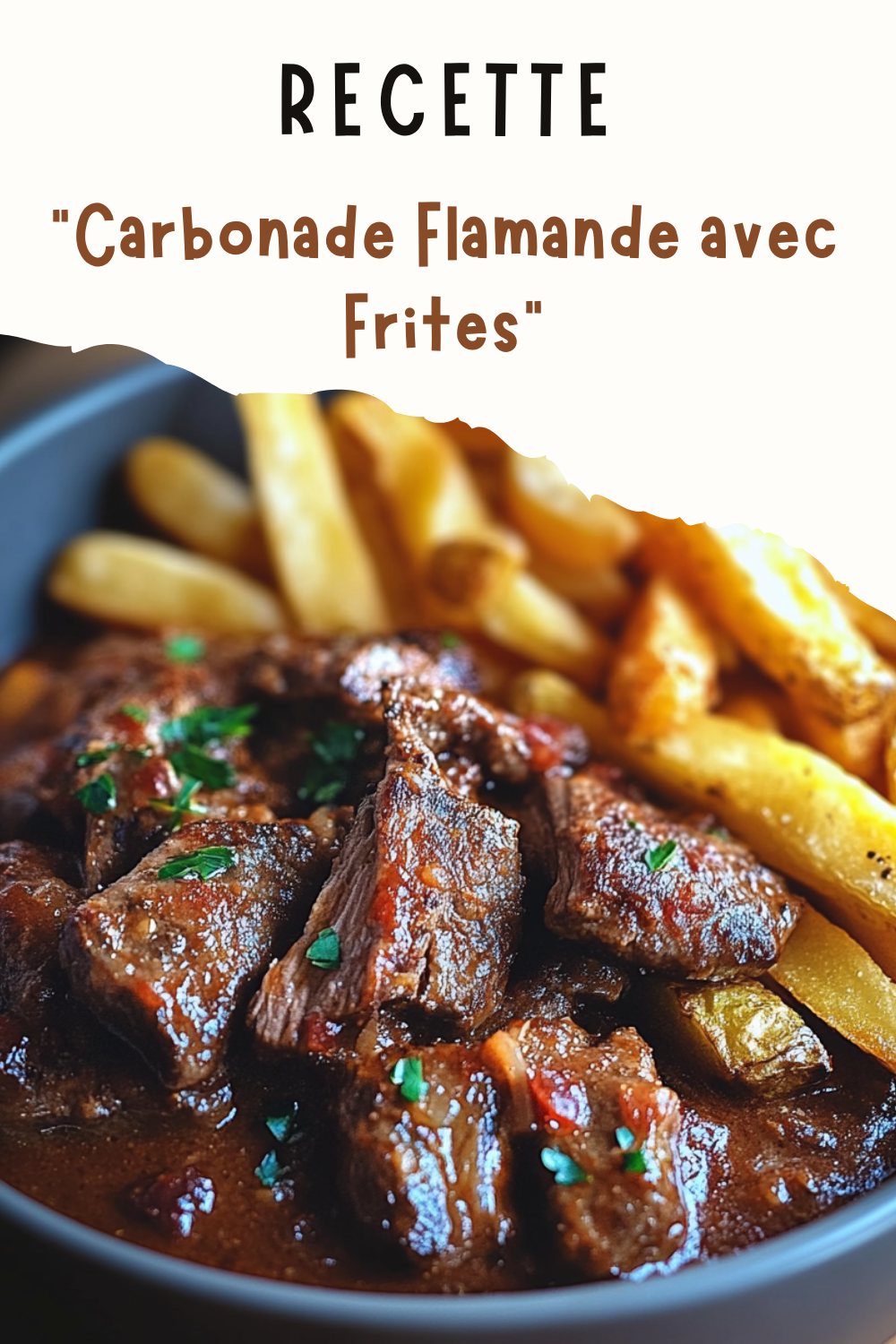 Carbonade Flamande avec Frites