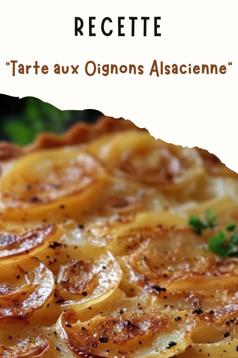 Tarte aux Oignons Alsacienne