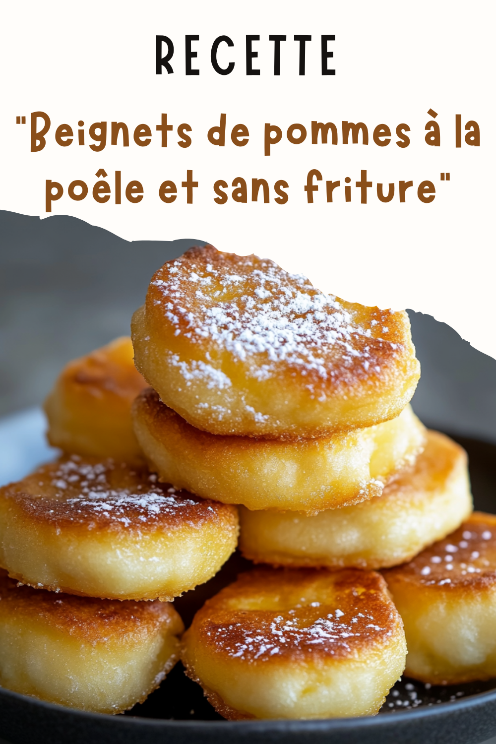Beignets de pommes à la poêle et sans friture