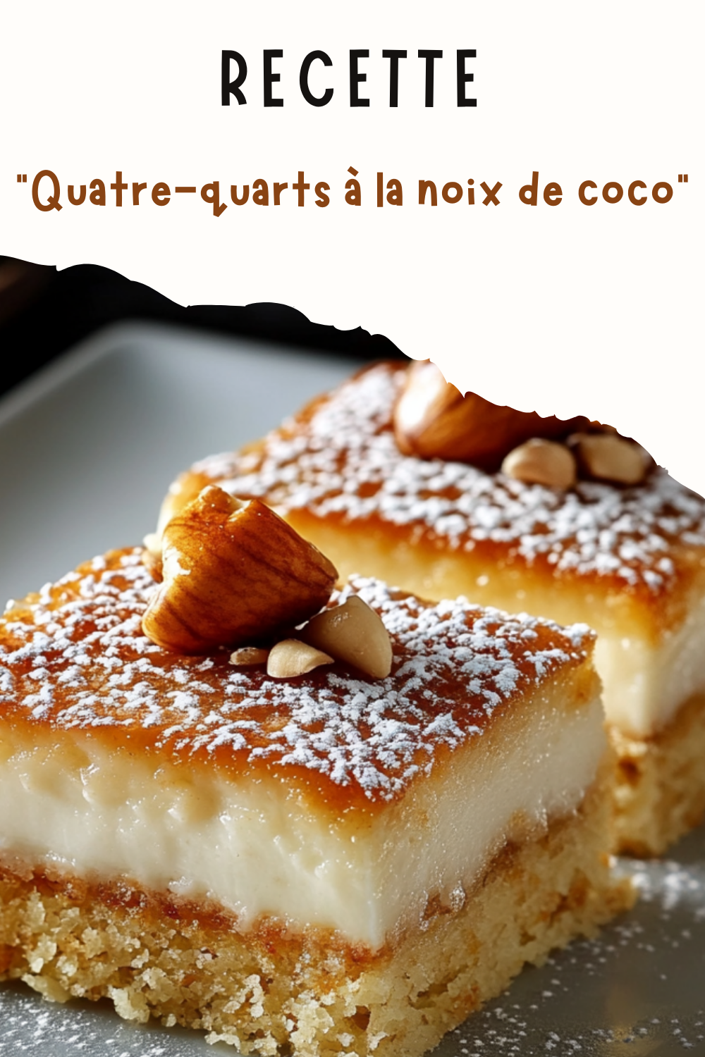 Quatre-quarts à la noix de coco