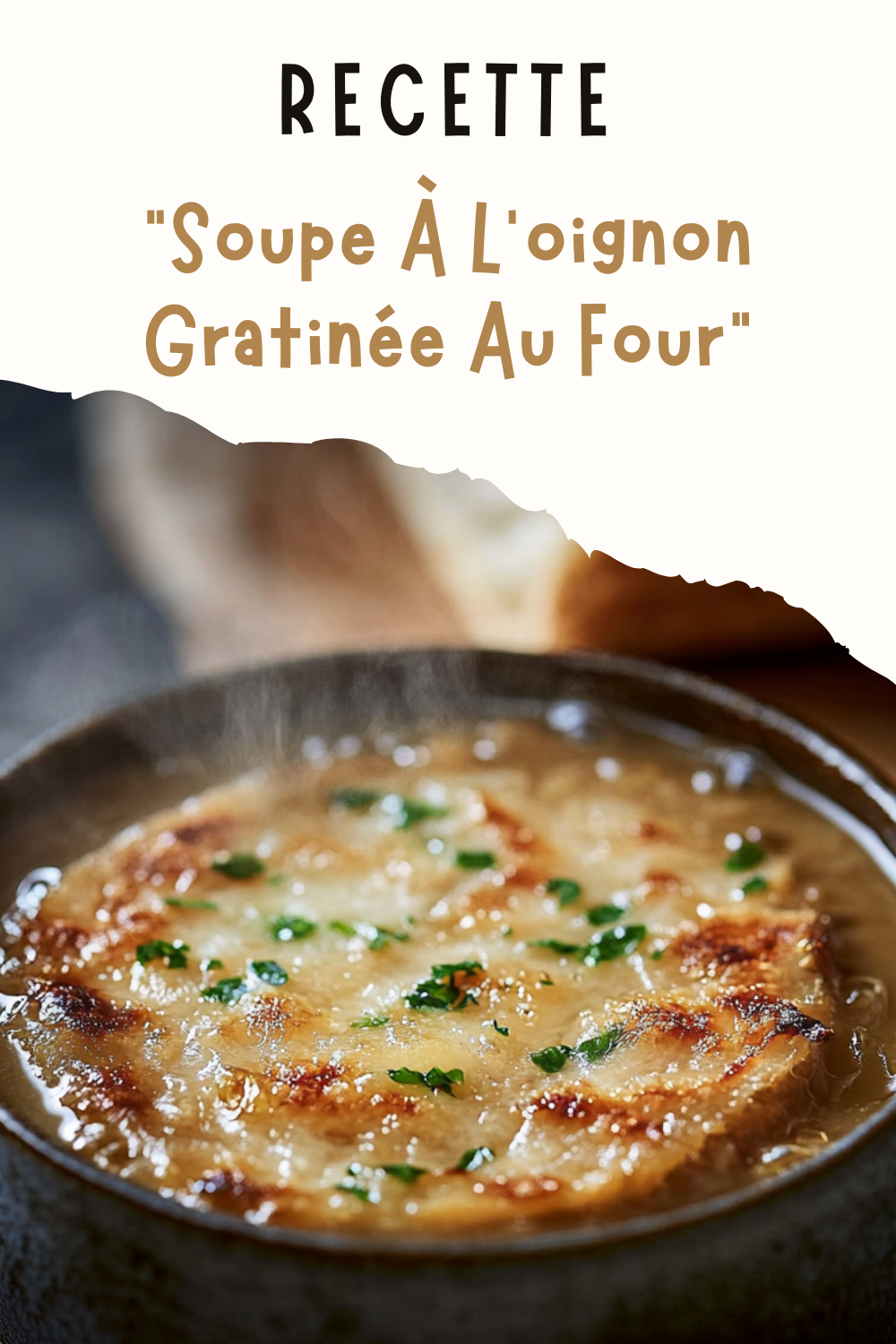 Soupe À L’oignon Gratinée Au Four