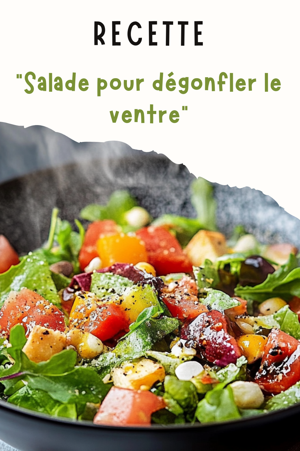Salade pour dégonfler le ventre