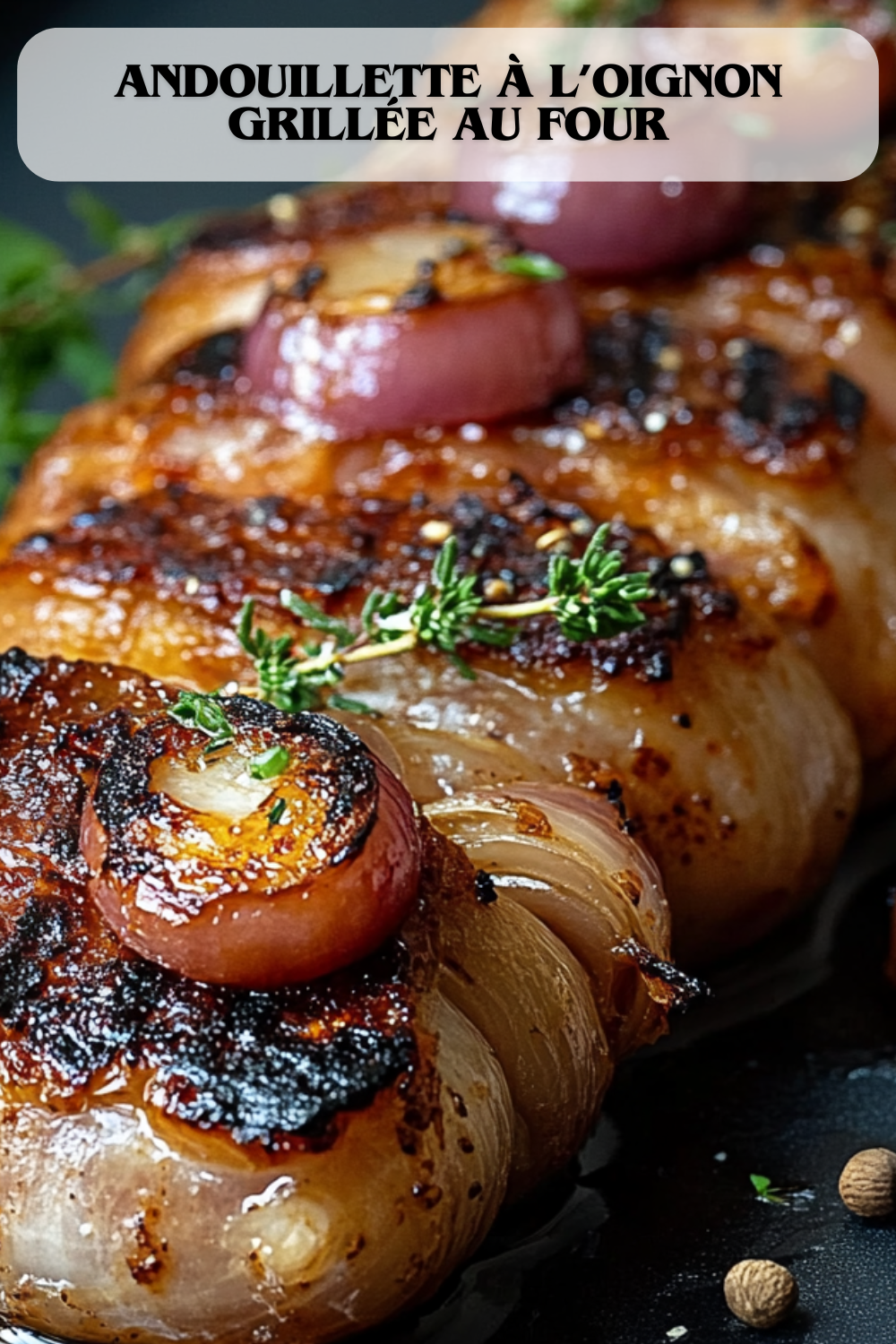 Andouillette à l’Oignon Grillée au Four