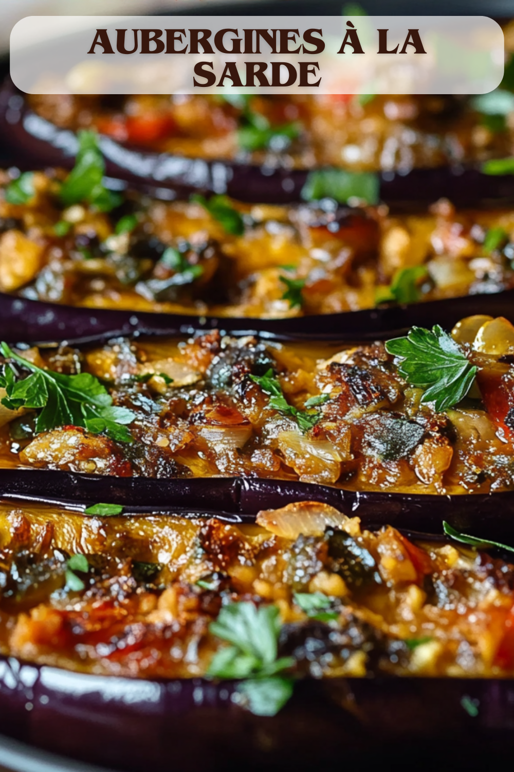 Aubergines à la sarde
