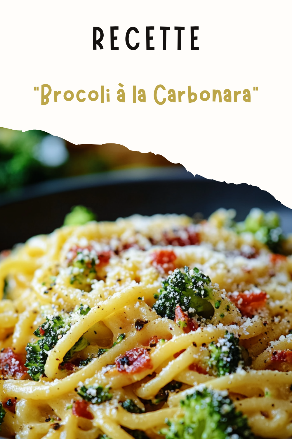 Brocoli à la Carbonara