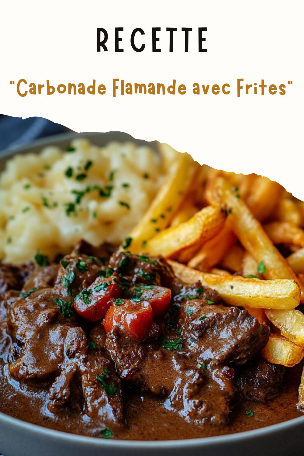 Carbonade Flamande avec Frites