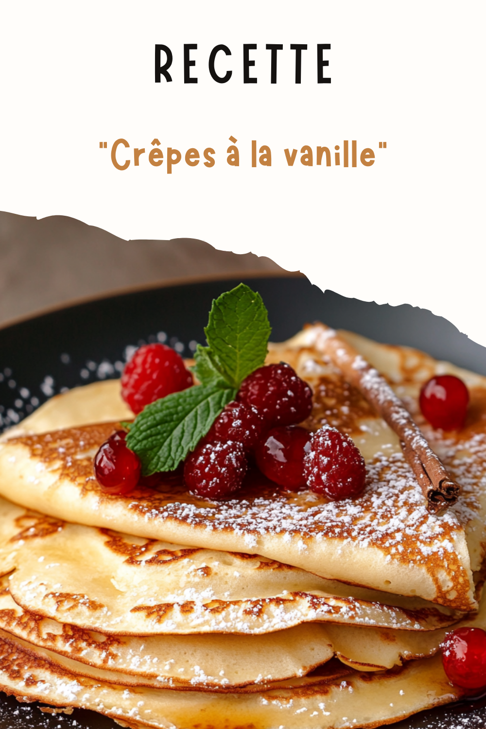 Crêpes à la vanille