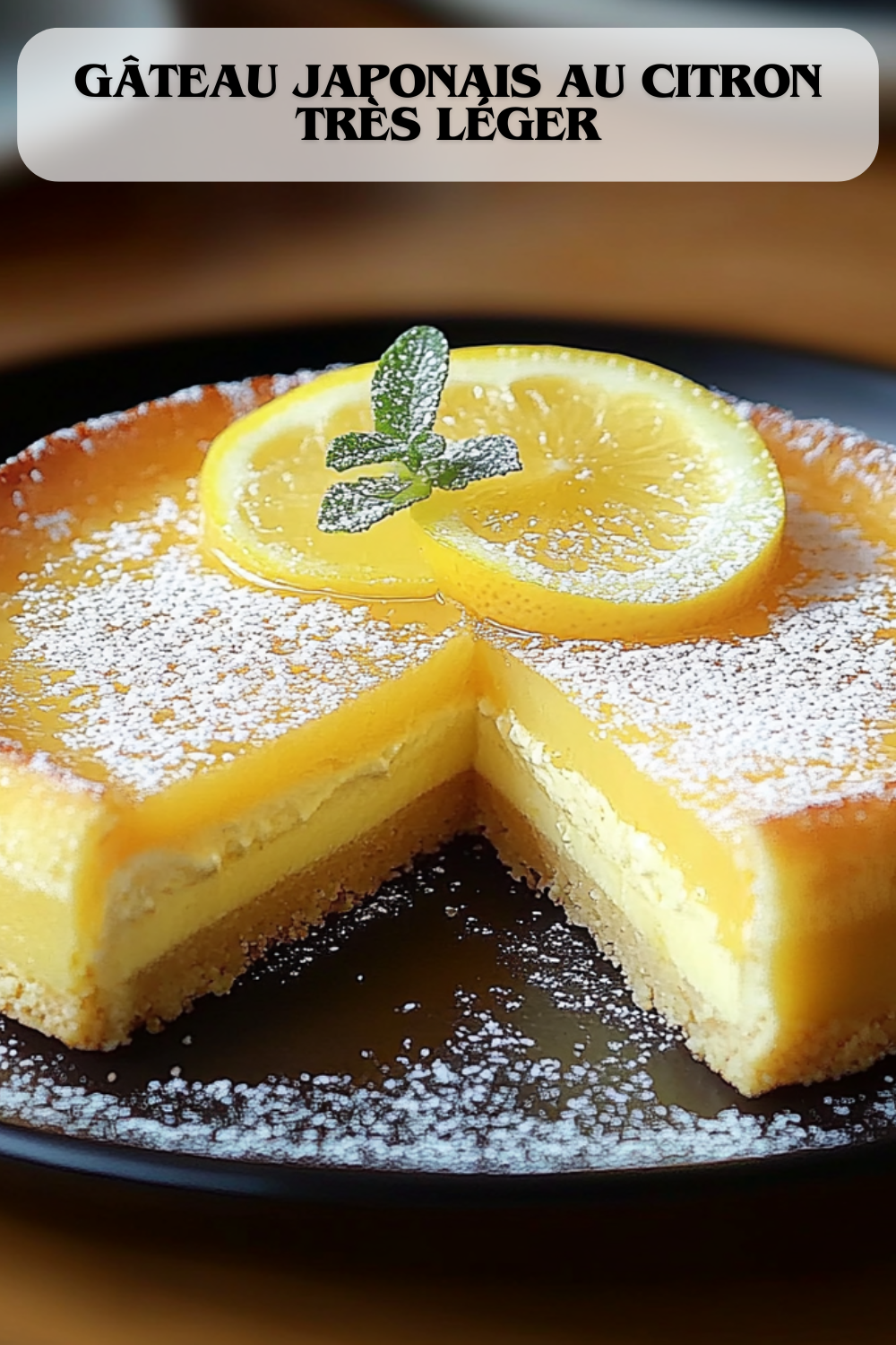 Gâteau Japonais au Citron très Léger
