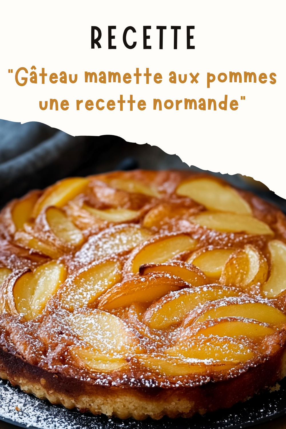Gâteau mamette aux pommes une recette normande