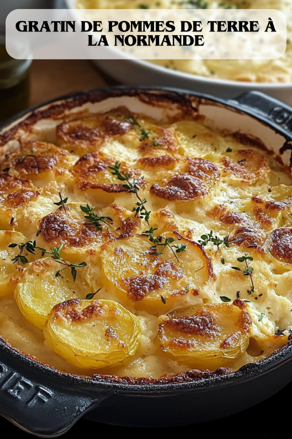 Gratin de pommes de terre à la normande