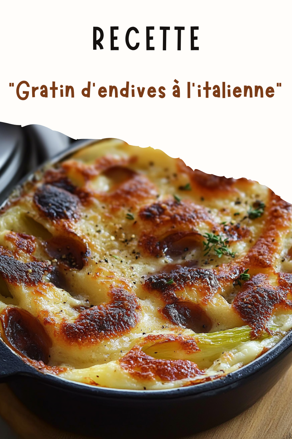 Gratin d’endives à l’italienne
