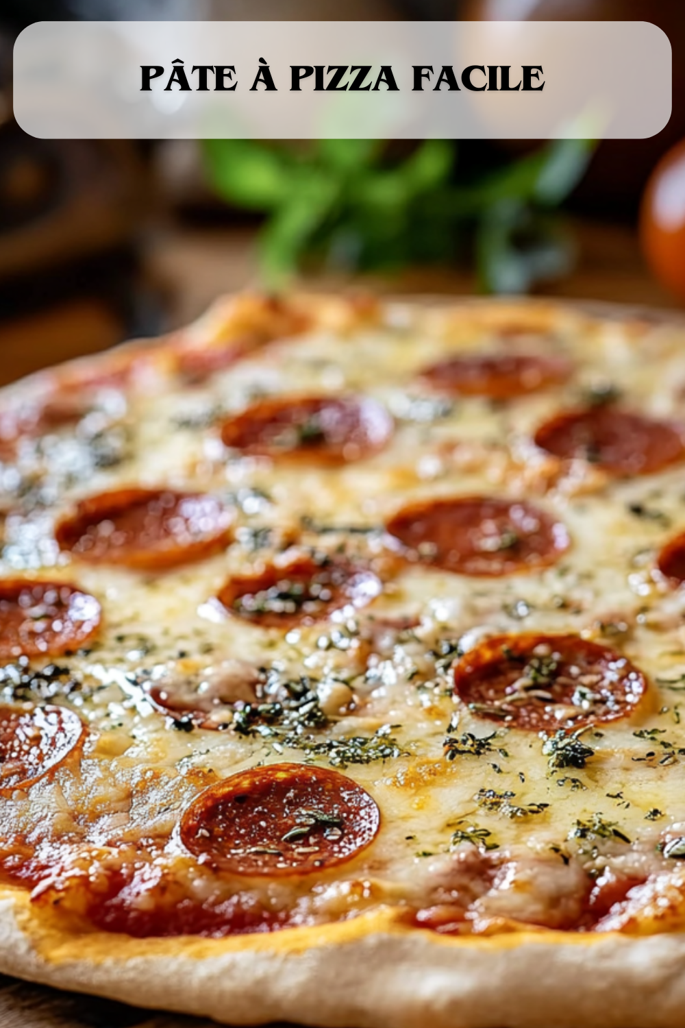 Pâte à Pizza Facile