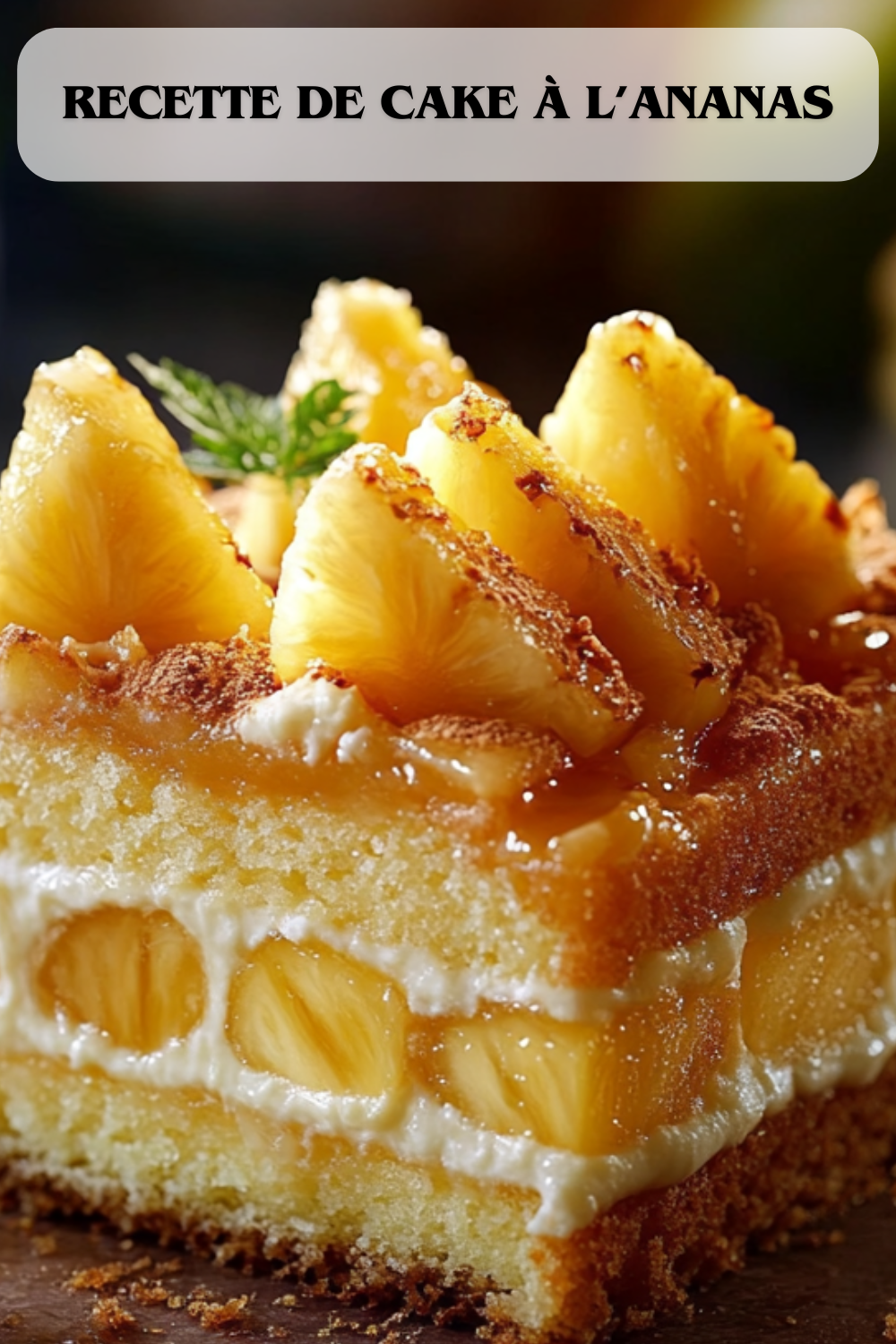 Recette de Cake à l’Ananas