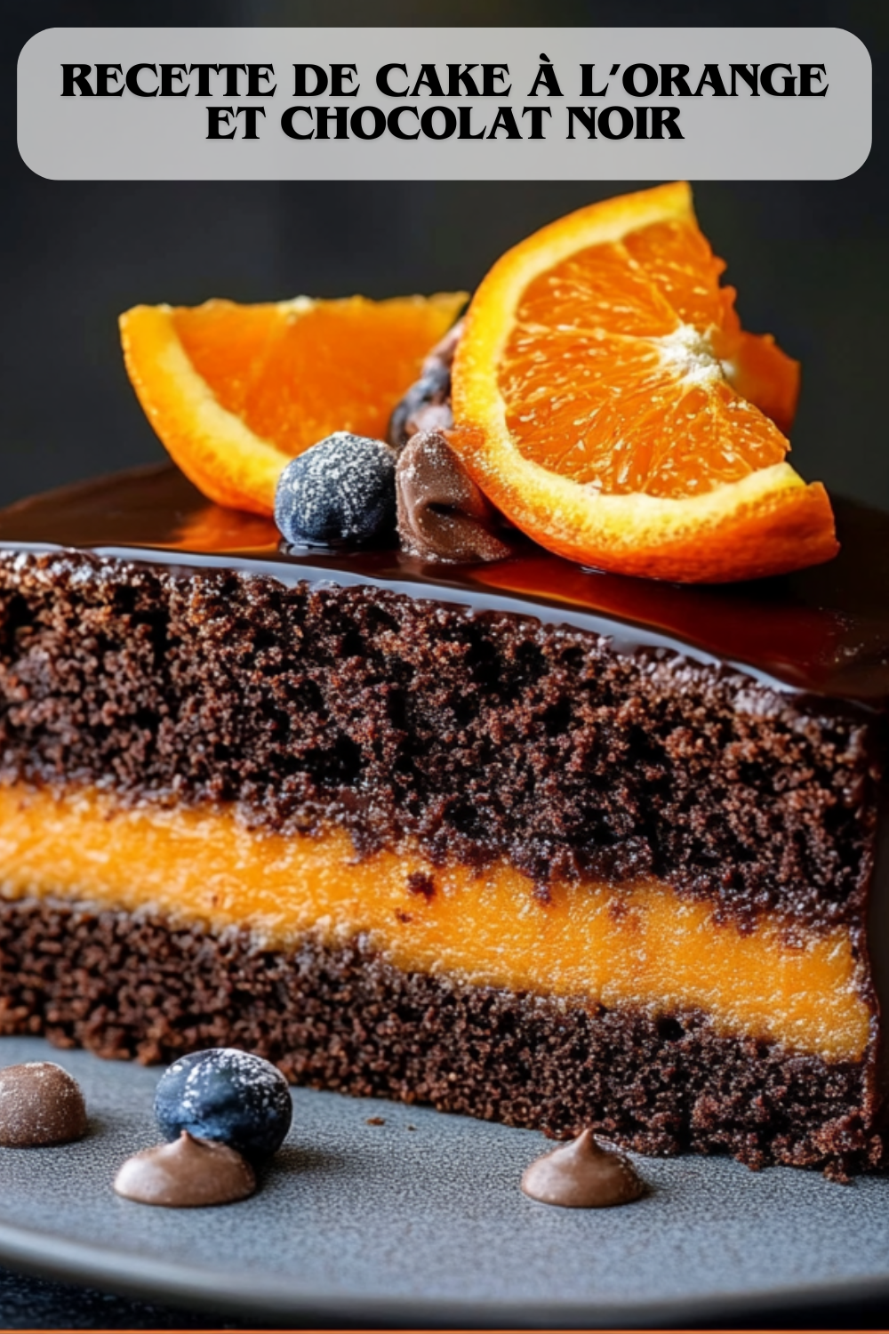 Recette de Cake à l’Orange et Chocolat Noir