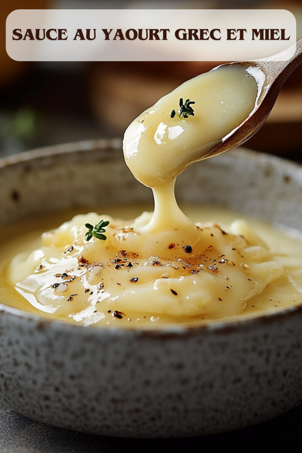Sauce au Yaourt Grec et Miel