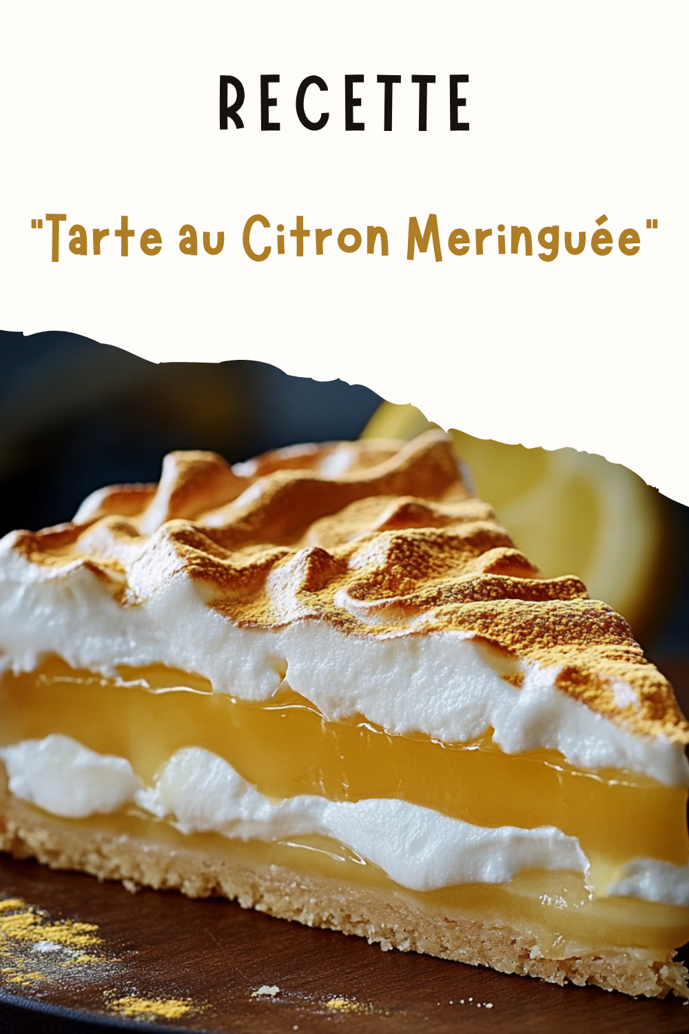 Tarte au Citron Meringuée