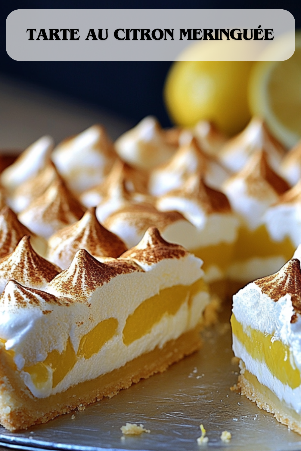 Tarte au citron meringuée