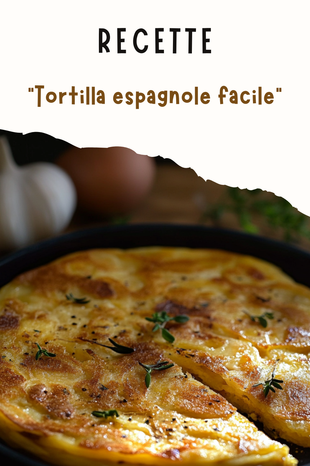 Tortilla espagnole facile