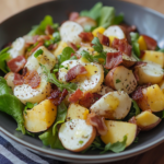 Salade de Pommes de Terre, Lardons et Œufs
