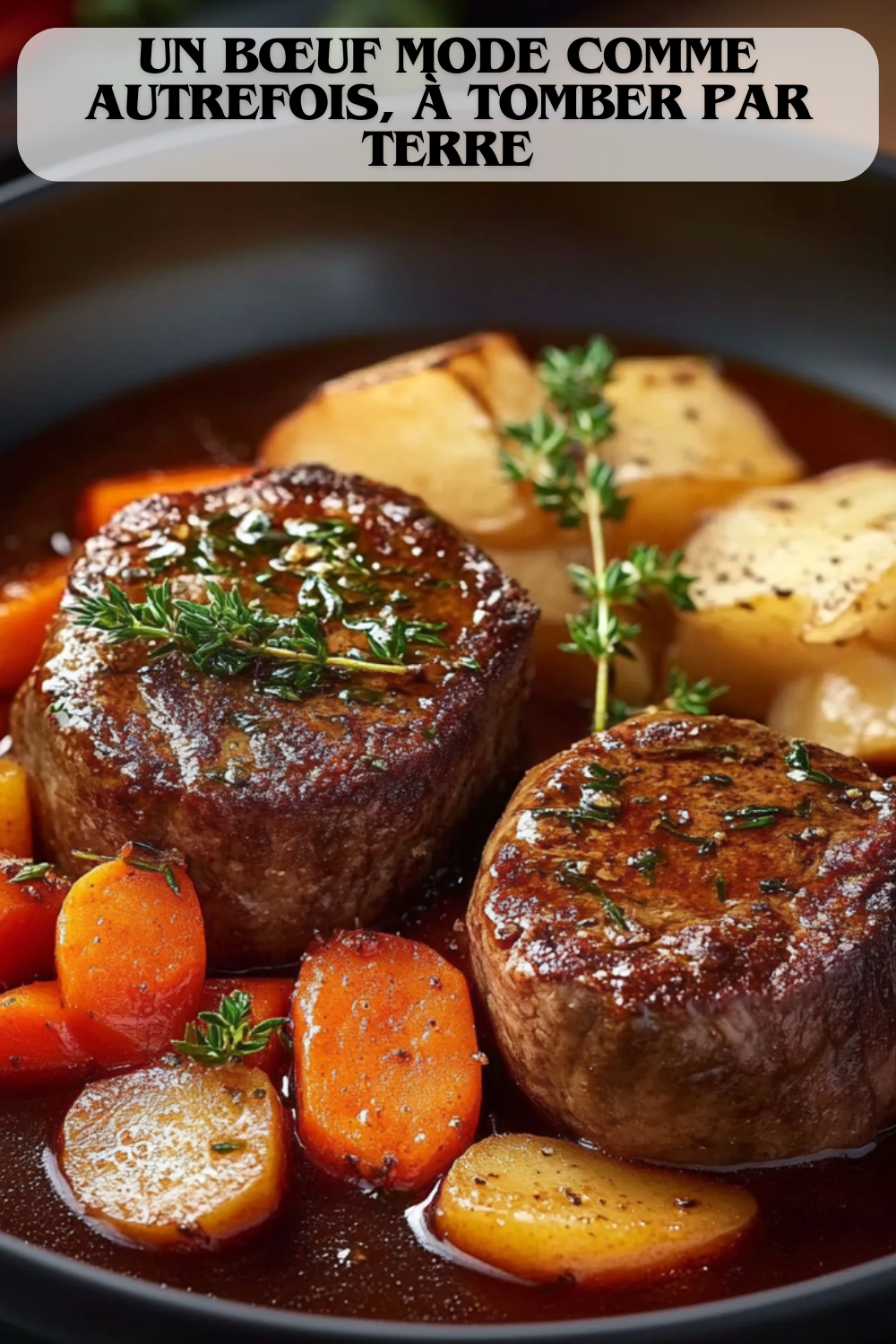 Un bœuf mode comme autrefois, à tomber par terre