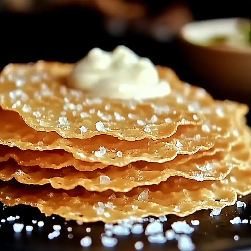 Tuiles salées de Mercotte : L'apéritif léger et irrésistible
